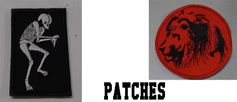 gestickte patches