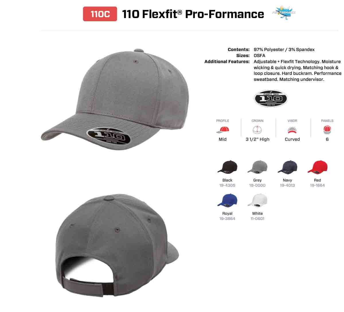 thumbnail image 2 of Flexfit 110 Flexfit Pro-Formance - Sverige AB 2 of 13