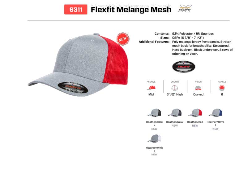 Flexfit Melange Mesh