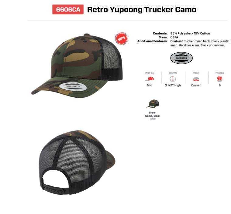 Camo Trucker Cap