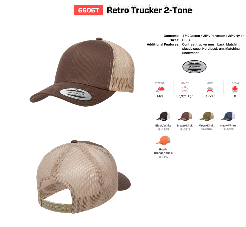 Retro Trucker Colored Front