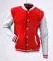 Preview: College Jacke Konny Design red white Preview: College Jacke Konny Design red white