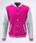 Preview: College Jacke mit Kapuze Konny Design pink Preview: College Jacke mit Kapuze Konny Design pink