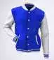 Preview: College Jacke mit Lederärmel Konny Design royal Preview: College Jacke mit Lederärmel Konny Design royal