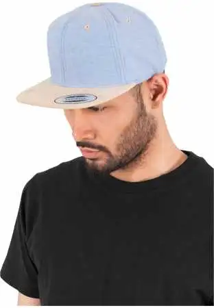 Flexfit Chambray-Suede Snapback