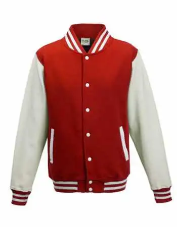 Varsity Jacket mit Applikation red