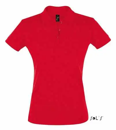 Womens Polo Shirt Perfect red