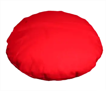 Motivkissen 40 cm rund selber gestalten red