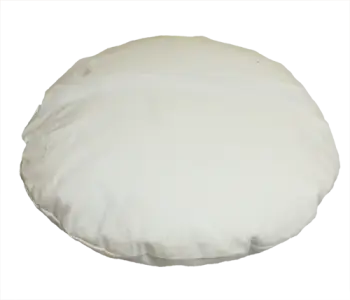 Motivkissen 40 cm rund selber gestalten white