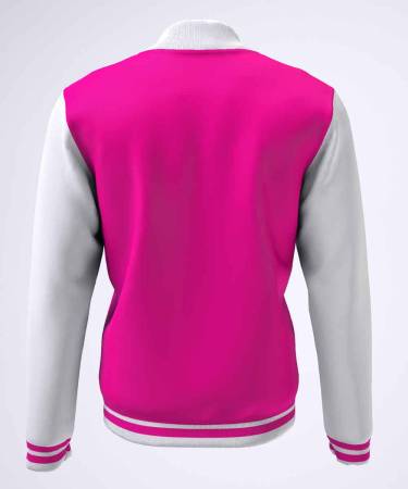 College Jacke Konny Design pink white
