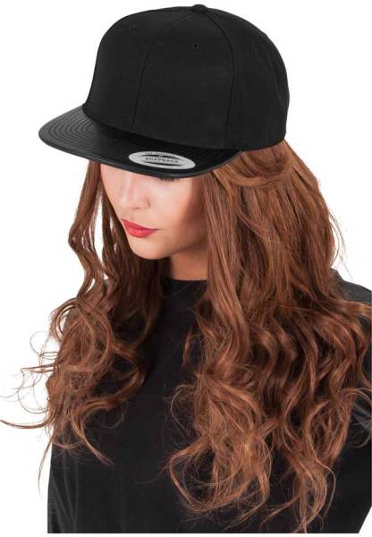 Flexfit/Yupoong Snap Back Cap Leather Flexfit/Yupoong Snap Back Cap Leather