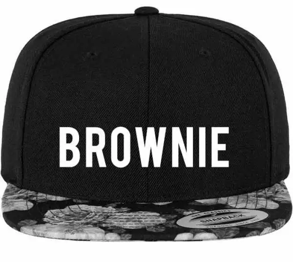Snap Back Cap Roses Blondie and Brownie Snap Back Cap Roses Blondie and Brownie