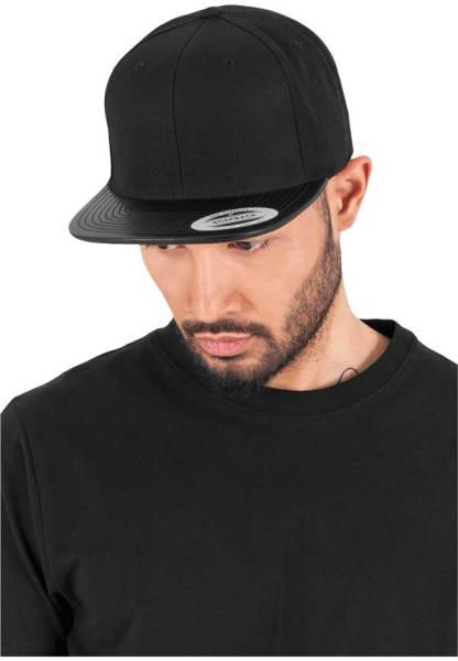 Flexfit/Yupoong Snap Back Cap Leather Flexfit/Yupoong Snap Back Cap Leather