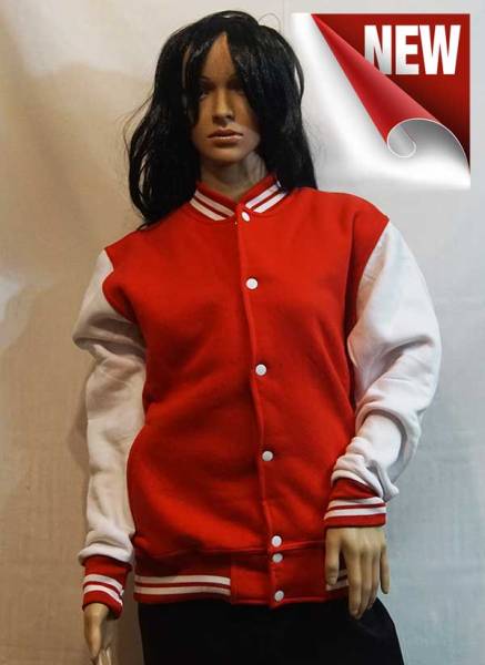 College Jacke Konny Design Royal White - Abverkauf College Jacke Konny Design Royal White - Abverkauf