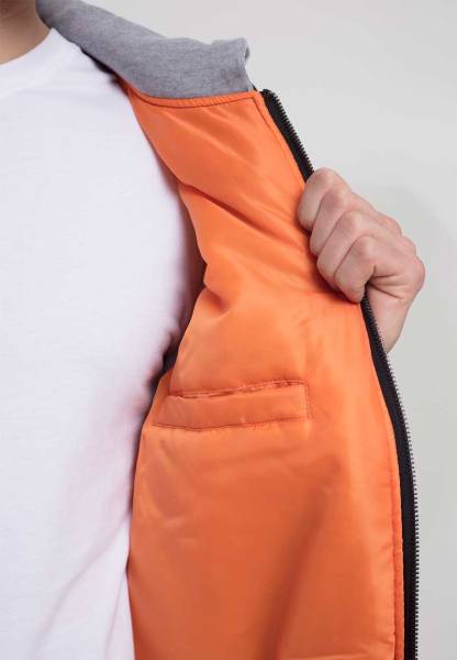 Hooded Oversized Bomber Jacket Hooded Oversized Bomber Jacket