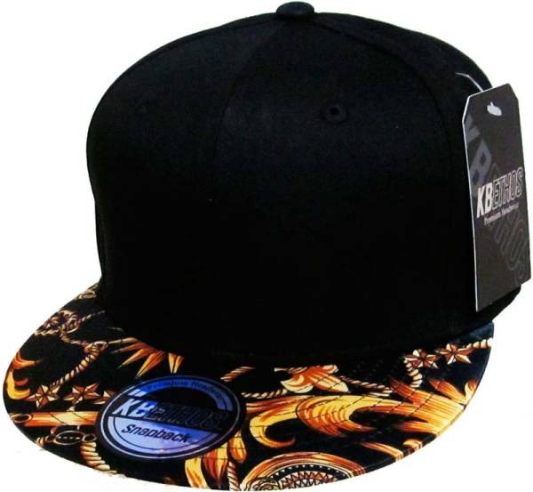 Medallion Brim Snapback Medallion Brim Snapback