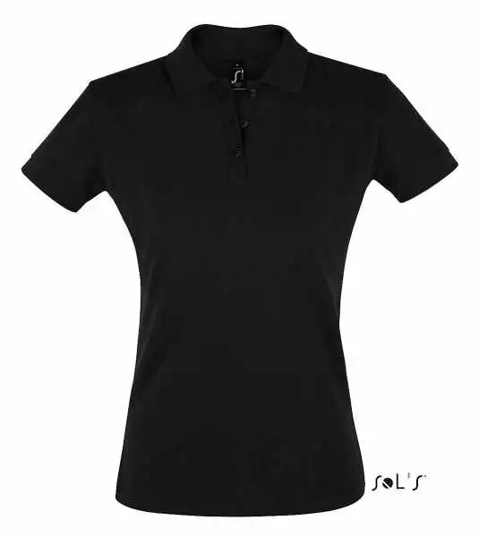Womens Polo Shirt Perfect black