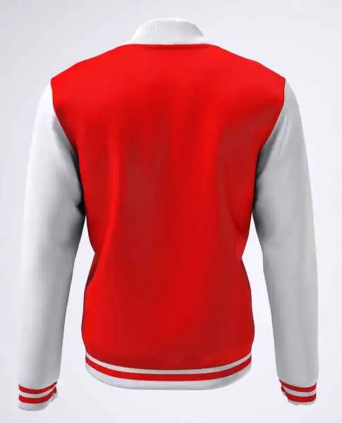 College Jacke Konny Design red white College Jacke Konny Design red white