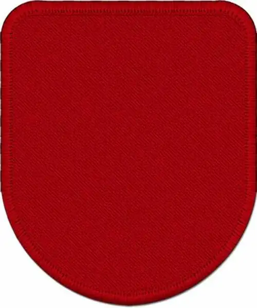 Patch Wappenform 8x6 cm Aufbügeln Patch Wappenform 8x6 cm Aufbügeln