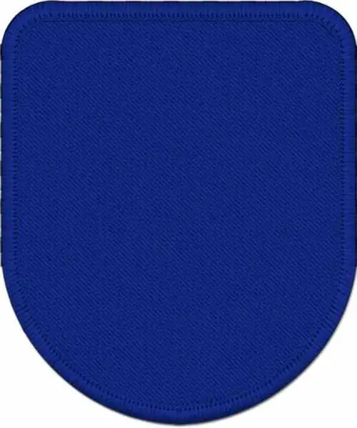 Patch Wappenform 8x6 cm Aufbügeln Patch Wappenform 8x6 cm Aufbügeln