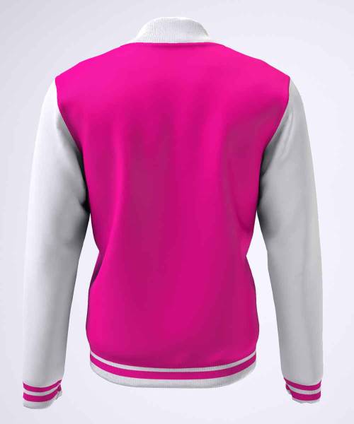 College Jacke Konny Design pink white