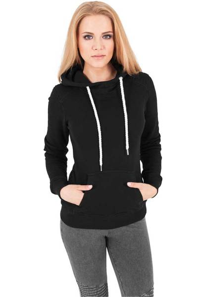 Ladies Melange Shoulder Quilt Hoody Ladies Melange Shoulder Quilt Hoody