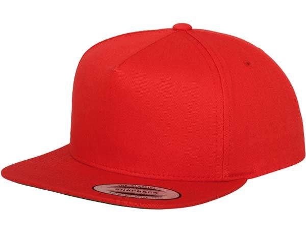 Yupoong Snapback 5 Panel red Konny Design Yupoong Snapback 5 Panel red Konny Design